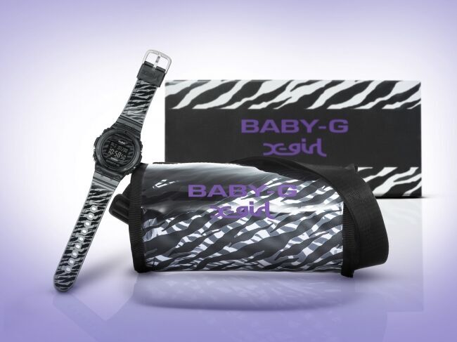 ストリートファッションブランド「X-girl」と“BABY-G”のコラボレーションウオッチの1枚目の画像