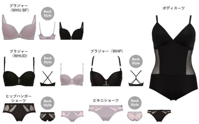 2019年秋冬『VALISERE by Triumph』伸びやかな花びらのアップリケがふわりと揺れる「Applique」シリーズが登場。人気シリーズ「Layered」には 新色・ボディスーツを追加！の9枚目の画像