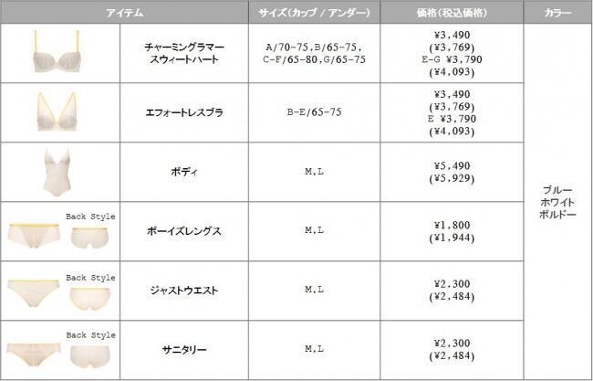 カラーブロックや90年代レトロな雰囲気が注目のコレクション、肌当たりのやさしいイージーワイヤーを採用した“エフォートレスブラ”が新登場！＜2019年8月29日（木）新発売＞の12枚目の画像