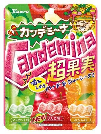 コロナ禍の秋はグミでイベント気分を満喫!?憧れの聖地と絡めた商品名にも注目！カンロ「カンデミーナグミ　ぶどう感ライブ」新発売～２つの「MIXぶどうソーダ」味でライブ感ある味わい～の5枚目の画像