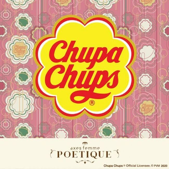 axes femme POETIQUE×Chupa Chups（チュッパチャプス）コレクション発売決定！の1枚目の画像