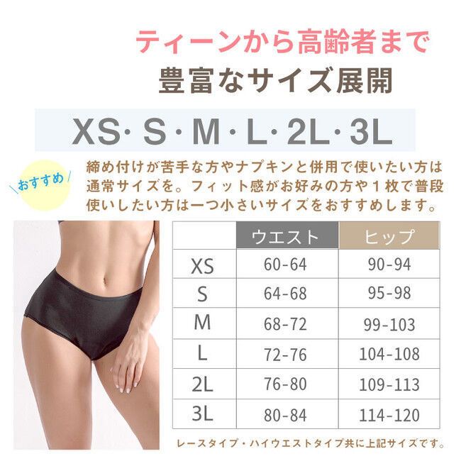 日本発！サニタリーショーツ「LAQREE パンツ」からナプキン14枚分(140ml)の超吸水型ボクサータイプ発売！ジュニアサイズも2021春に新発売の7枚目の画像