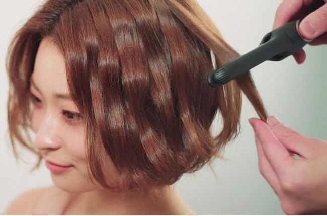 【ショートヘア専用】ショートヘアのためのアレンジ多彩なヘアアイロン 6月発売【ショートのまま、はじめよう】の5枚目の画像