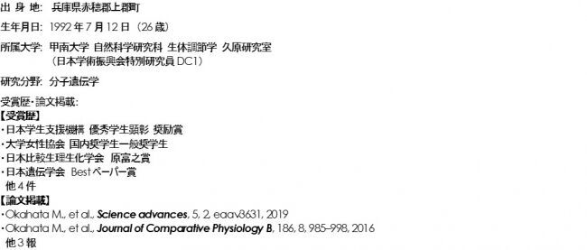 2019年度 第14回「ロレアル-ユネスコ女性科学者 日本奨励賞」受賞者発表の14枚目の画像