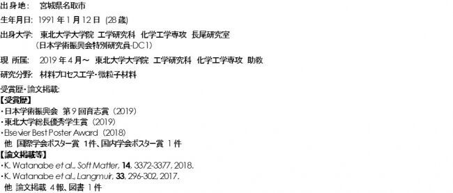 2019年度 第14回「ロレアル-ユネスコ女性科学者 日本奨励賞」受賞者発表の8枚目の画像