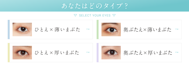 驚きを、ひとえ・奥ぶたえの目に！アイプチ(R)が「まぶたタイプ別メイク」を徹底解説。WEBコンテンツ公開＆製品が当たるキャンペーンも！の3枚目の画像