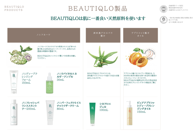 ノニフルーツ果汁72％配合・肌の透明感となめらかさを実現する美容液「BEAUTIQLOノニリバイタルエネルギーアンプル」他6製品　2021年5月より店頭発売開始の3枚目の画像