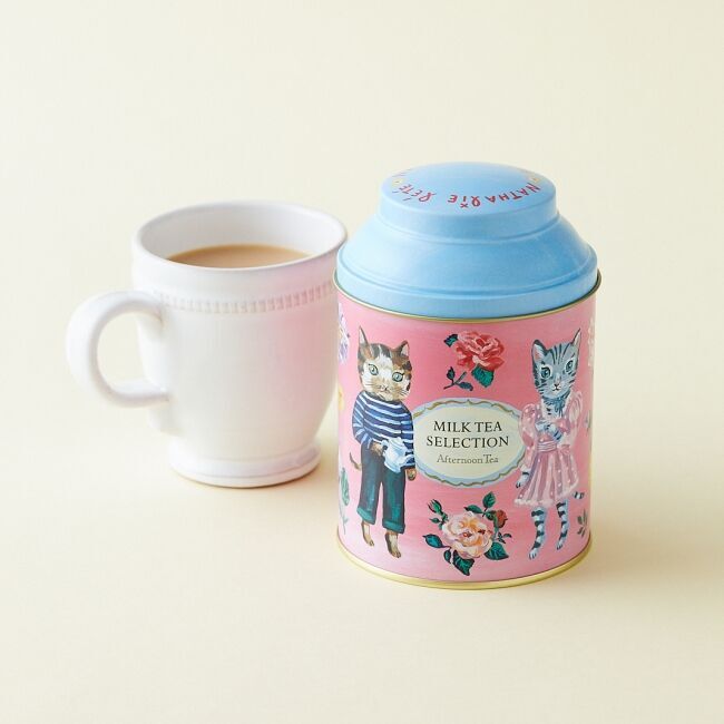 【Afternoon Tea】”AUTUMN TEA PARTY”をテーマにナタリー・レテが描いた秋限定デザイン！秋の紅茶と焼き菓子の5枚目の画像