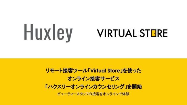 韓国コスメのHuxley、Conversation Tech事業を展開するギブリーのリモート接客ツール「Virtual Store」を使った「ハクスリー オンラインカウンセリング」を開始の1枚目の画像