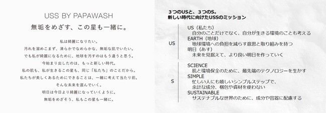 酵素洗顔料パパウォッシュのイー・エス・エスより36年ぶりの新ブランド『USS by papawash』誕生の3枚目の画像