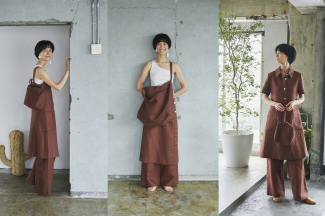 残布を無駄にしないための再生プロジェクト「FROM LEFTOVER FABRICS OUR UPCYCLE PROJECT」夢のあるアイテムをすべて手作業でお届けします。の3枚目の画像