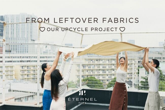 残布を無駄にしないための再生プロジェクト「FROM LEFTOVER FABRICS OUR UPCYCLE PROJECT」夢のあるアイテムをすべて手作業でお届けします。の1枚目の画像