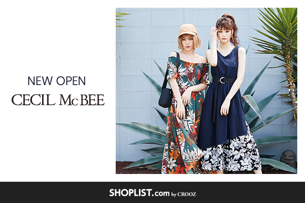 ファストファッション通販サイト『SHOPLIST.com by CROOZ』年商148億、全国61店舗を展開する株式会社ジャパンイマジネーションの人気ブランド「CECIL McBEE」が新規オープンの1枚目の画像