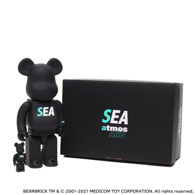 WIND AND SEA × BE@RBRICK ×atmosよりジェイドカラーを用いたトリプルコラボレーションが登場。の8枚目の画像