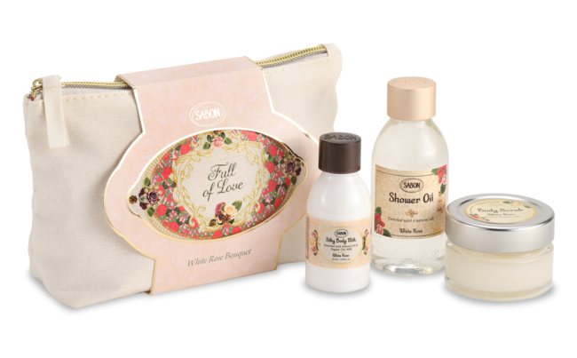 SABON White Day Gift　大切なパートナーへ、心を込めて贈る特別なギフト。限定発売中の「ホワイト・ローズ」の香りを楽しめるキットや、SABONを代表するアイテムを試せるキットをご用意。の4枚目の画像