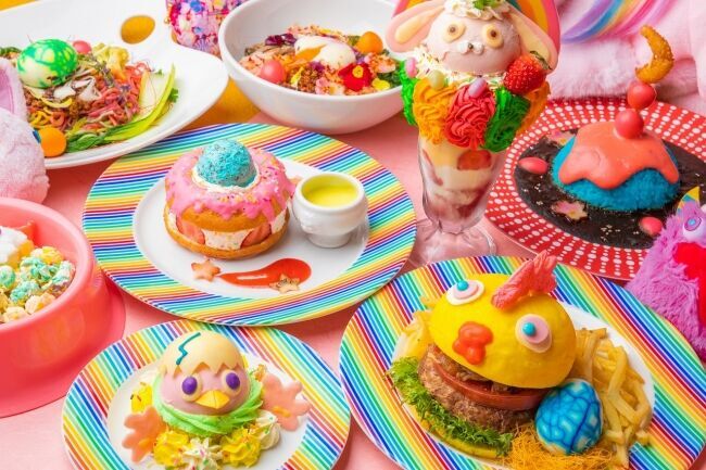 パワフルカラー溢れる空間&FOODで身も心も元気に！3/13（金）から「KAWAII MONSTER CAFE」で春フェア『KAWAII×Sakura×Easter 2020 』開催！の1枚目の画像