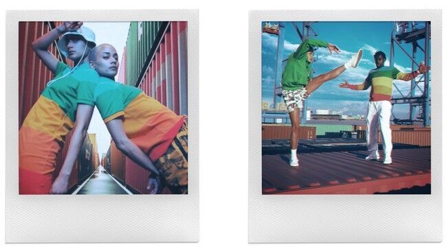 LACOSTE × POLAROID：カラフルなコレクションの1枚目の画像