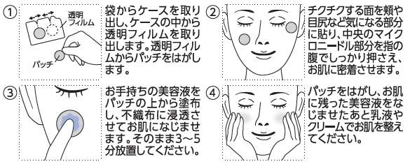 針状美容液と不織布を一体化。肌悩みに合わせて自由にカスタマイズ！ 「ヒアルロン酸※１)マイクロニードルパッチ」新発売の2枚目の画像