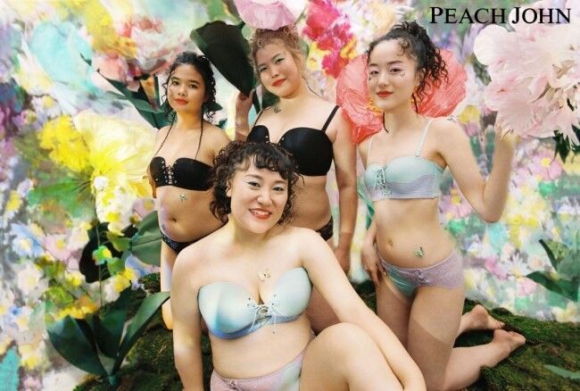 “気高いおっぱいプロジェクト”お笑い芸人フォーリンラブ バービー×PEACH JOHNコラボレーションコレクション第２弾本日発売開始の6枚目の画像