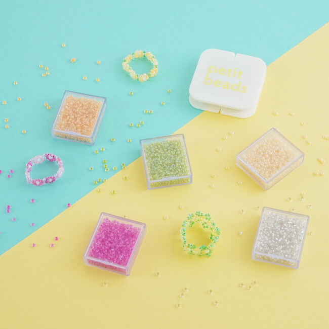 あったらいいなを詰め込んだガラスビーズアクセサリーセット「プチっとビーズ / petit beads」が発売中！便利機能を詰め込んだワークボードも。初心者から本格派までアクセサリー作りが楽しめます。の8枚目の画像