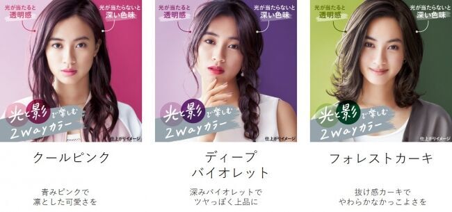 なりたい自分にきっと出会える、印象デザイン泡カラー「リーゼ　泡カラー」に新色3色が登場　2020年3月7日（土）より新発売の2枚目の画像