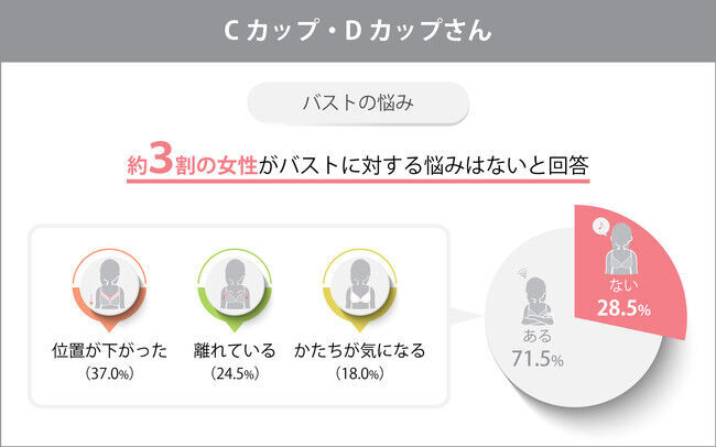 2/12はブラの日！サイズ別ブラ事情を徹底調査AAカップ～Gカップ以上の女性、それぞれのお悩みが明らかにの4枚目の画像