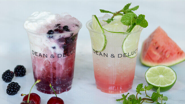 【DEAN & DELUCA】シーズナルドリンク　果実味あふれる夏のスパークリングの1枚目の画像