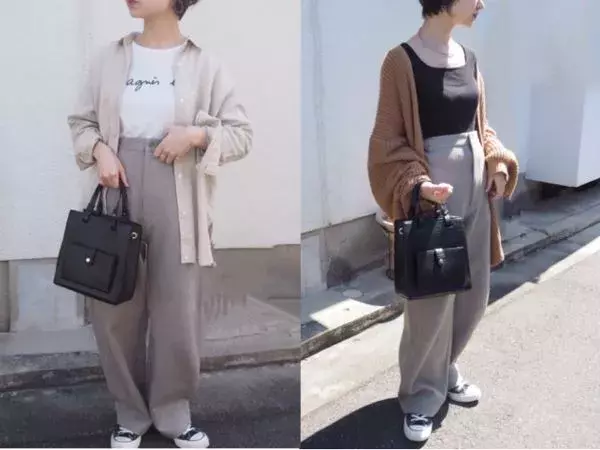 履くだけ足長効果の神パンツ Uniqlou カーブパンツコーデ4選 ローリエプレス