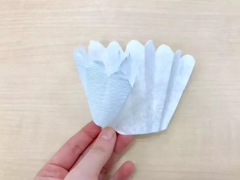 お花型の加湿器をコーヒーフィルターで簡単にdiy ローリエプレス
