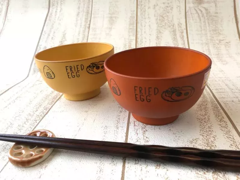 セリア ちょっぴりポップでかわいいお茶碗 ローリエプレス