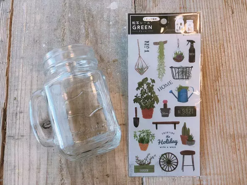キャンドゥ 転写シールで簡単 インテリア小物をアレンジ ローリエプレス