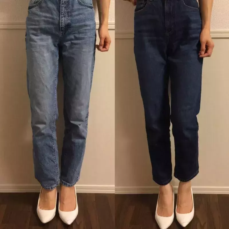 Next神デニムとウワサの テーパードアンクルジーンズ をさっそくチェック 大人気 Gu の最新ジーンズ事情 ローリエプレス