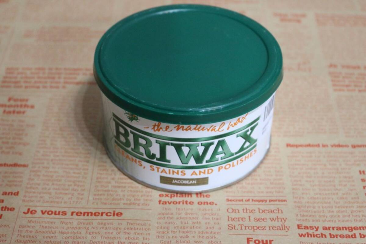 Briwax に挑戦 セリア のティッシュケースが初めてでも簡単に男前に変身しちゃいました ローリエプレス