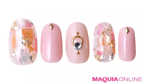 万華鏡みたいな輝きの シェルネイル で 女っぷりも気分もup ローリエプレス