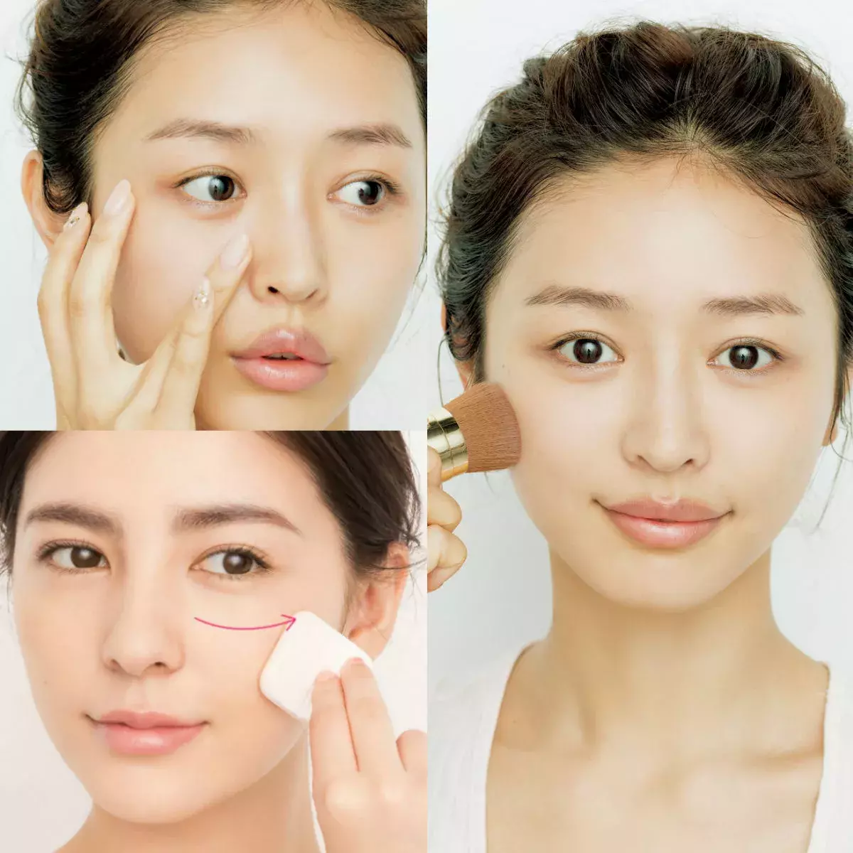 ファンデーションの塗り方 パウダー リキッド クリーム別 スポンジやブラシの使い方もプロが伝授 ローリエプレス