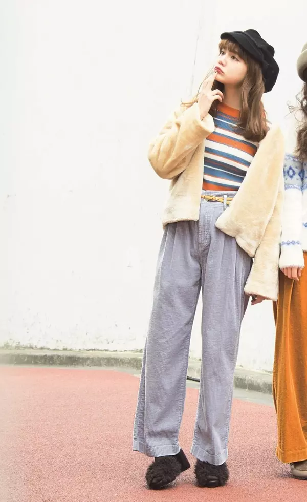 明日のコーデ カラフルボーダーで レトロ可愛い を実現 ローリエプレス