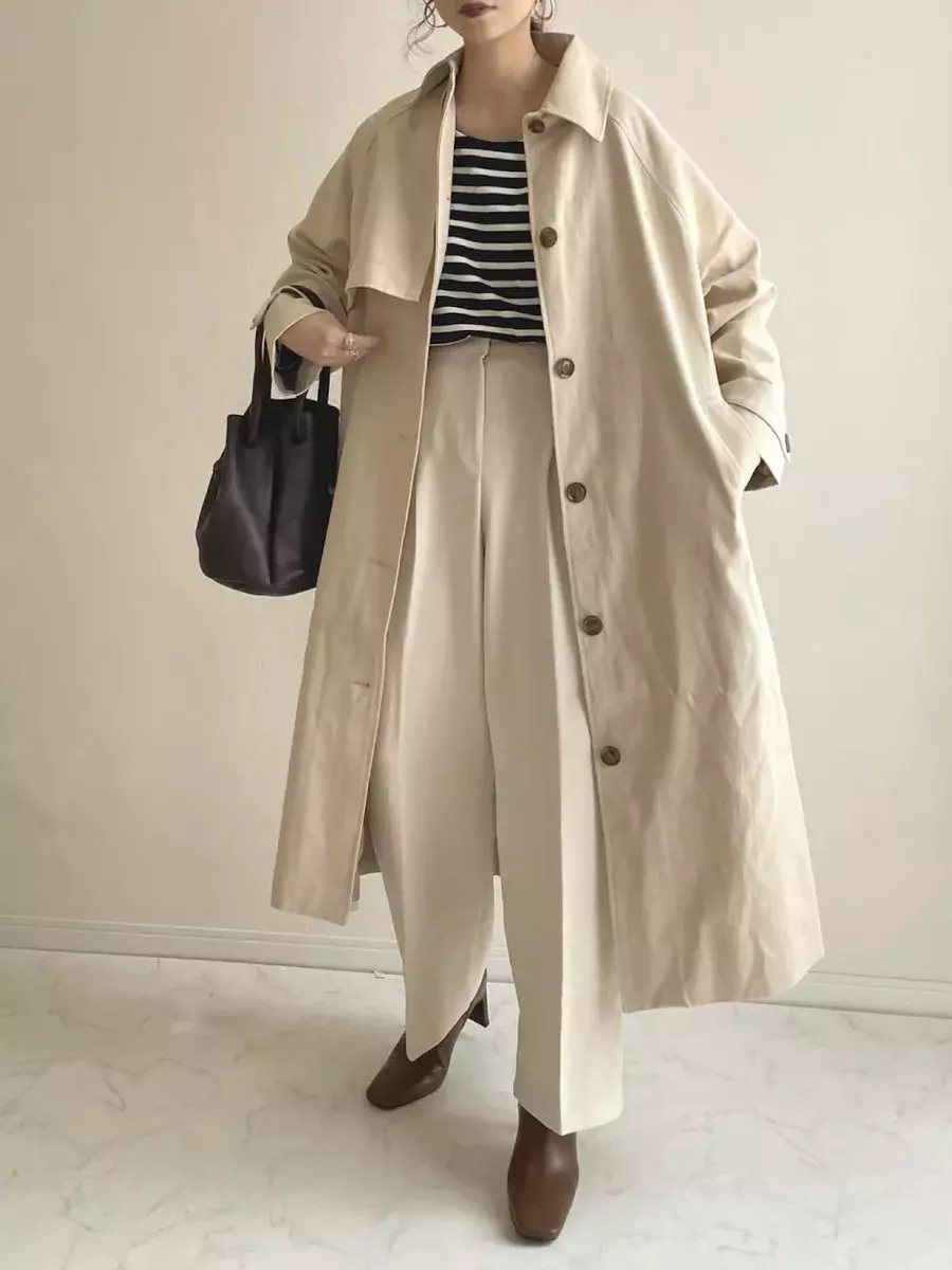 22春は ステンカラーコート に大注目 マネするだけで今っぽい 最旬コーディネート集 ローリエプレス