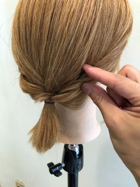 ボブヘアアレンジ 短くてもok ゴムで縛るだけ簡単ヘアアレンジ ローリエプレス