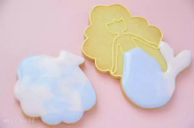 Sns映え間違いなし お店で売ってるみたいにできる 夢かわいい 人魚姫のアイシングクッキー ローリエプレス