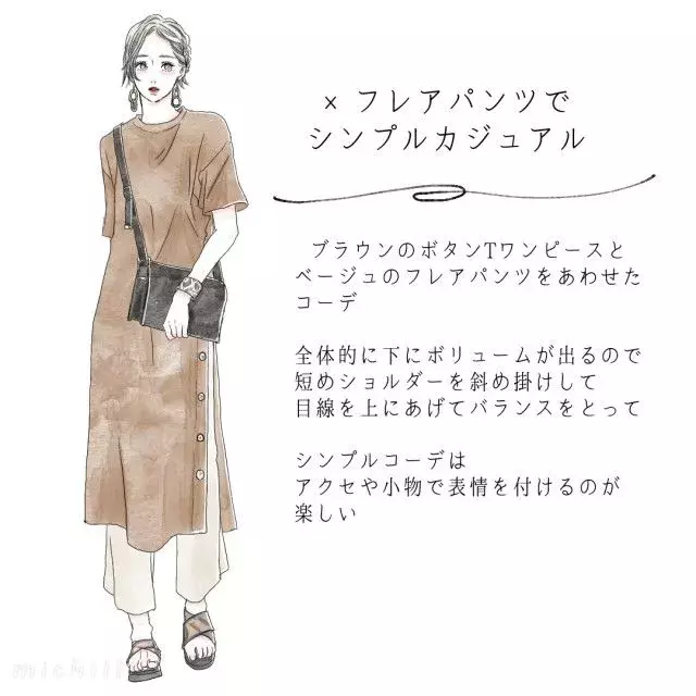 着回し力抜群 Guボタンtワンピースは着るだけで即美人 技ありレイヤードコーデ術 ローリエプレス