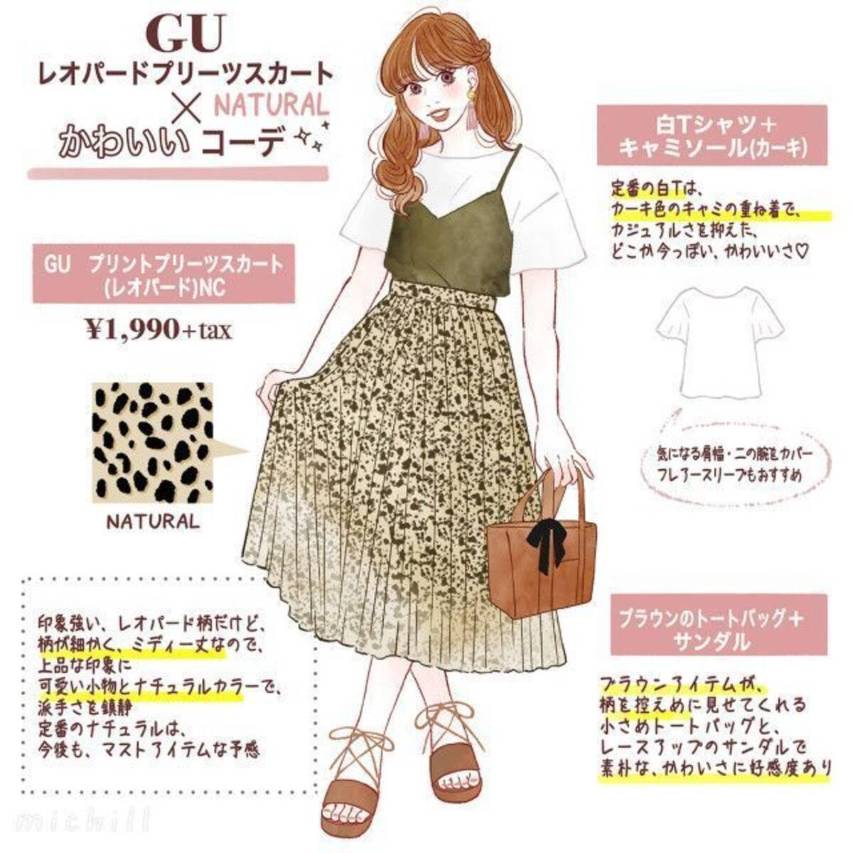今季もトレンド入り Guレオパードスカート買うならナチュラルvsブラックあなたはどっち ローリエプレス