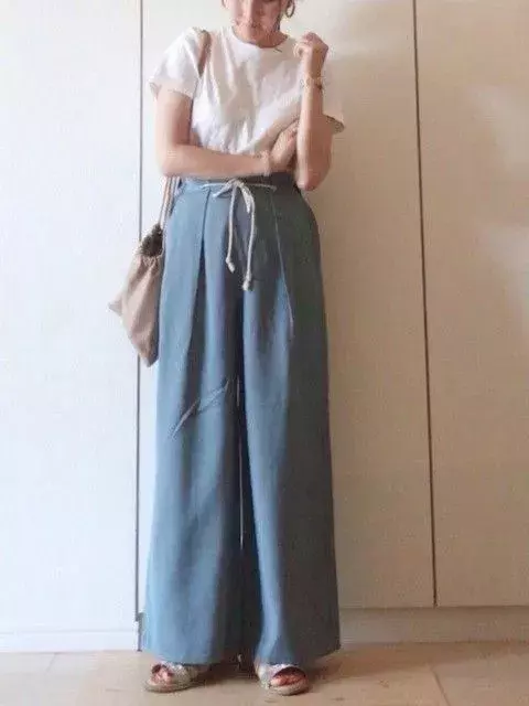 ランキング上位で売り切れの予感 Gu大人気ワイドパンツおしゃれさんのお手本コーデ ローリエプレス