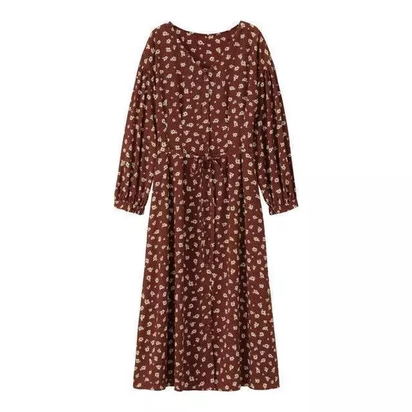 1枚着るだけで旬顔になれる Gu花柄ワンピースが秋にも人気です ローリエプレス