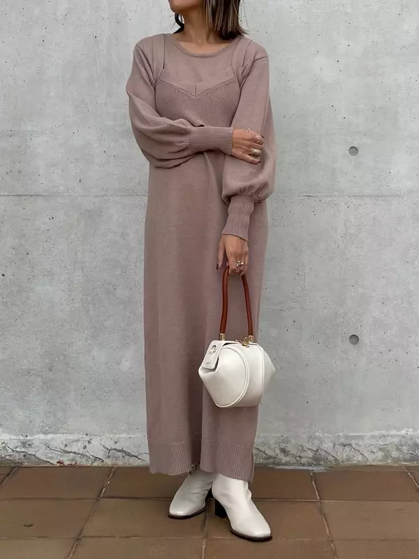 コーデに悩まずおしゃれに見える ニットワンピ ショートブーツの着回し6選 ローリエプレス