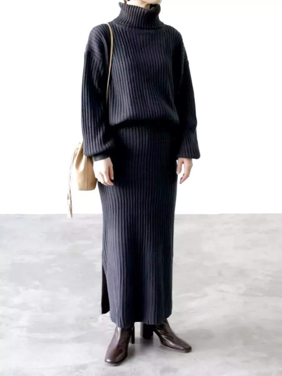 コーデに悩まずおしゃれに見える ニットワンピ ショートブーツの着回し6選 ローリエプレス コーデに悩まずおしゃれに見える ニットワンピ ショートブーツの着回し6選 ローリエプレス