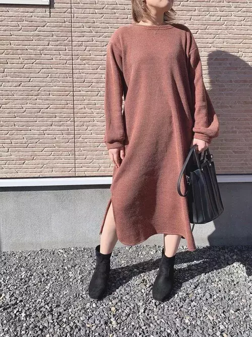 いくらなんでも高見えしすぎ しまむら ニットワンピース4選 ローリエプレス いくらなんでも高見えしすぎ しまむら ニットワンピース4選 ローリエプレス