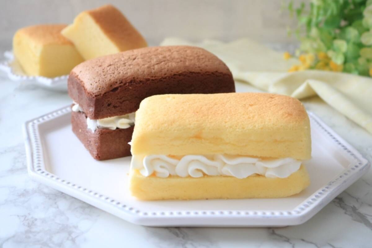 卵1個 ホットケーキミックスで超簡単にできる ふわしゅわ台湾カステラ ローリエプレス