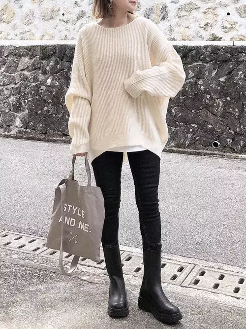 なんか痩せた ゆるトップス スキニーで大人の華奢見えコーデ ローリエプレス