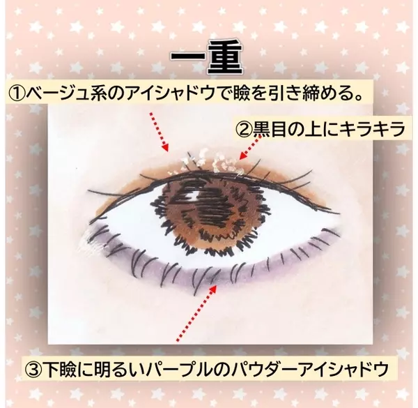 目の形別 一重 奥二重 二重の魅力をアップ アイシャドウの塗り方 ローリエプレス
