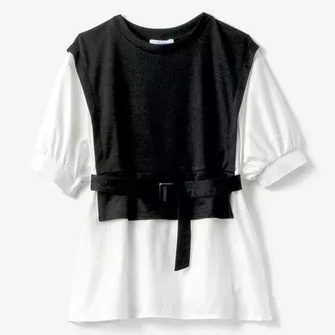 コレ 全部可愛い しまむらで0円から買える 夏まで使える 黒トップス ローリエプレス